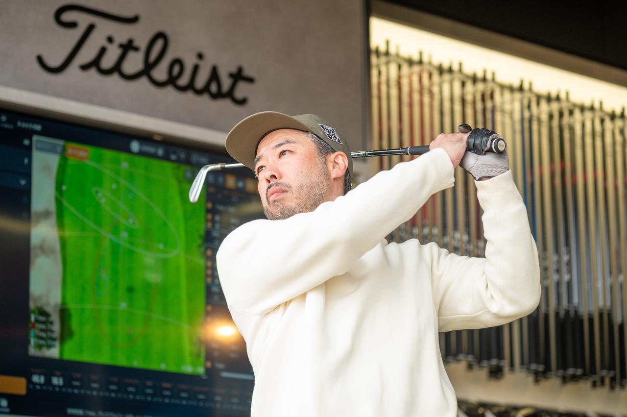 画像: 宮嵜哲朗（みやざき てつろう）さん。歴は浅いがゴルフ熱は非常に高く、90切りを目指して新たなアイアンを模索中