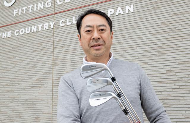 画像: 佐多さんの新セッティング。T250アイアンを中心に5IはT350アイアンで飛びと安定性を確保。ターゲットを狙える組み合わせだ（T250はフィッティング用ヘッド）