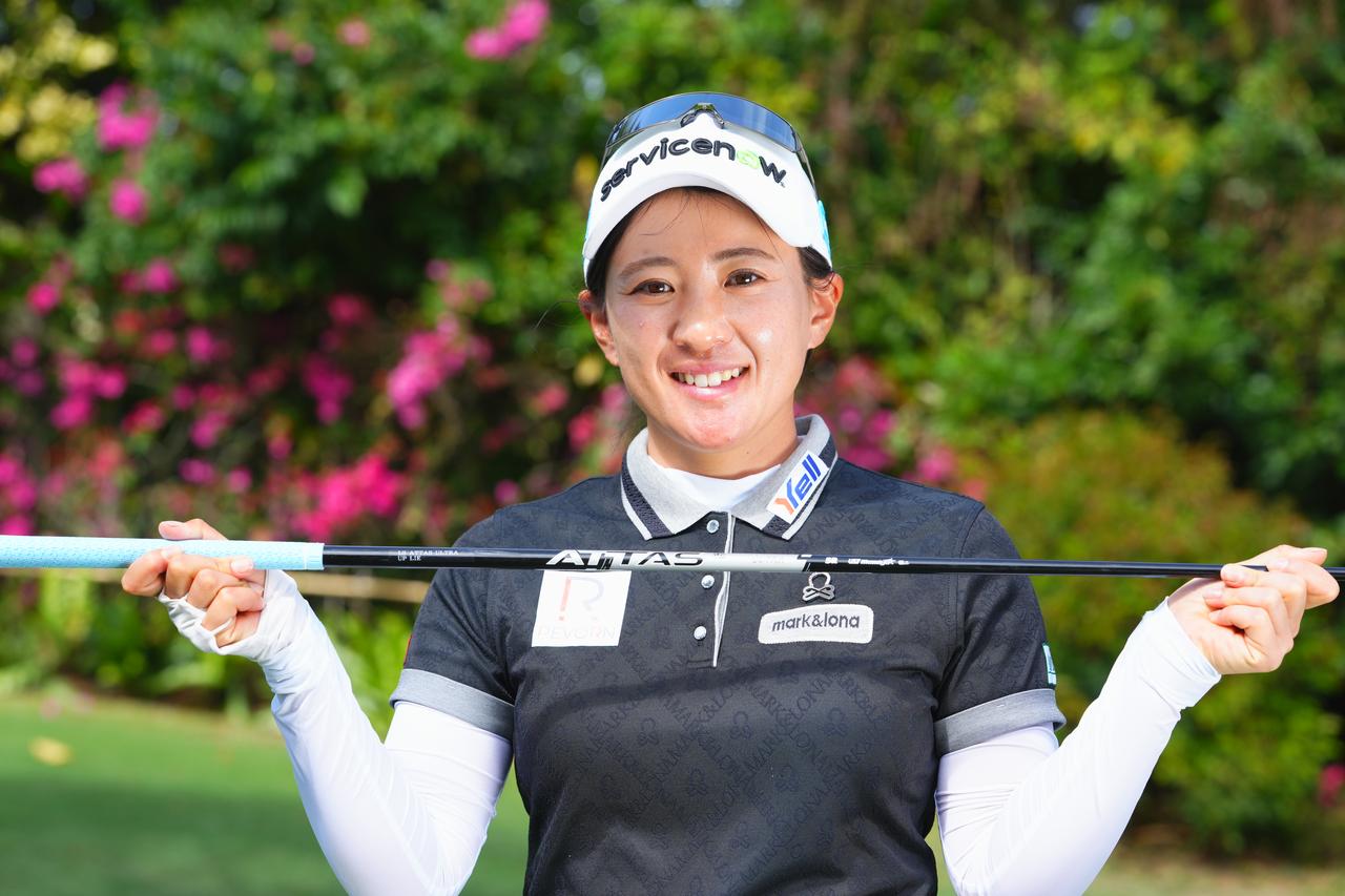 画像: 永井花奈。1997生まれ。今季開幕戦2位。9年ぶりの優勝を目指す。ヘッドはテーラーメイド「Qi4D LS」