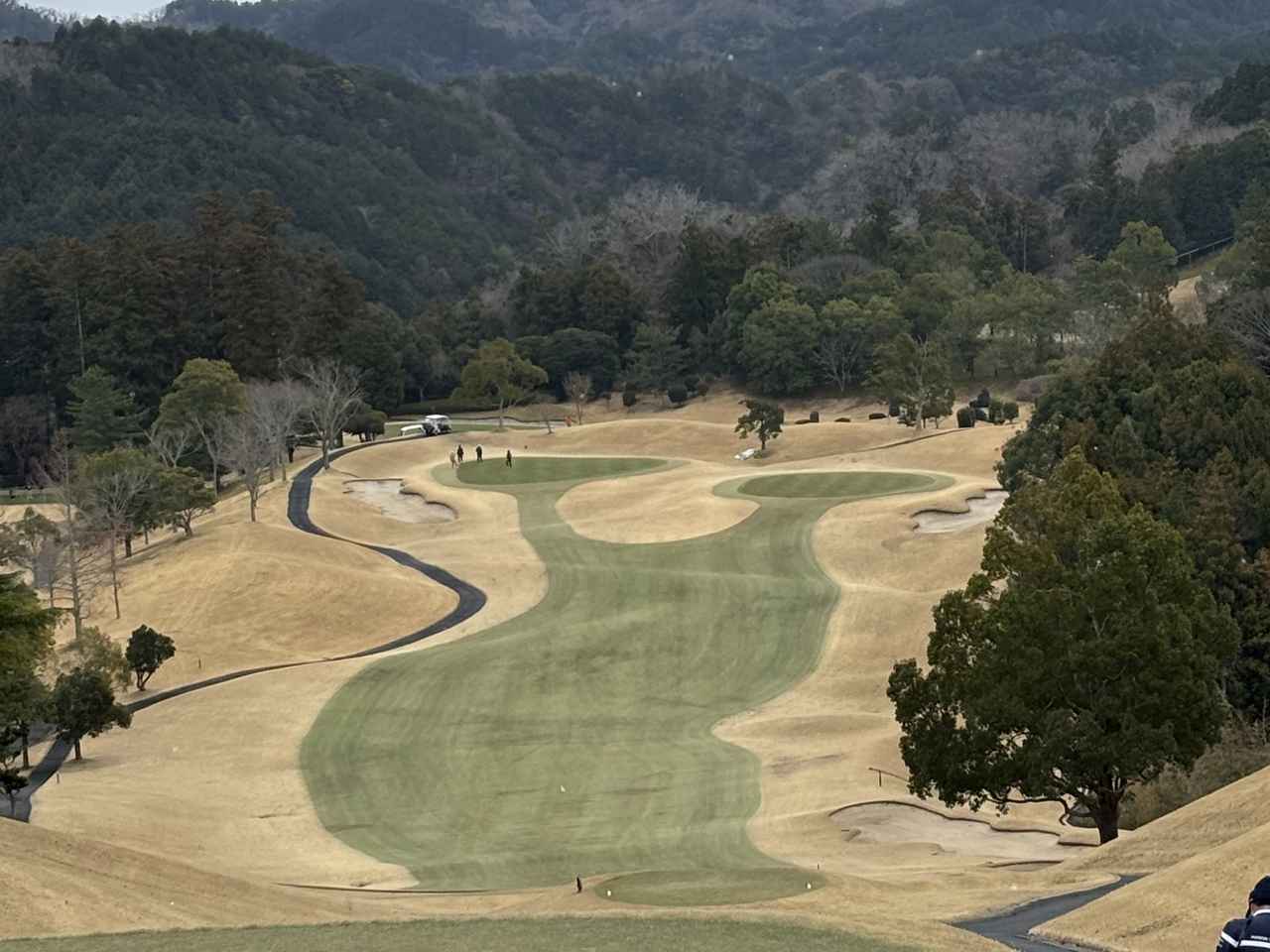 画像: ロイヤルスターゴルフクラブ No.4（446Y・P4）。打ち下ろしホール