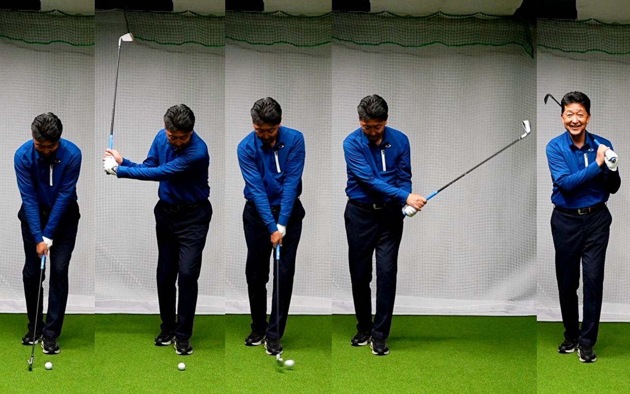 画像: 「足組ドリル」で正しいフィニッシュをマスター