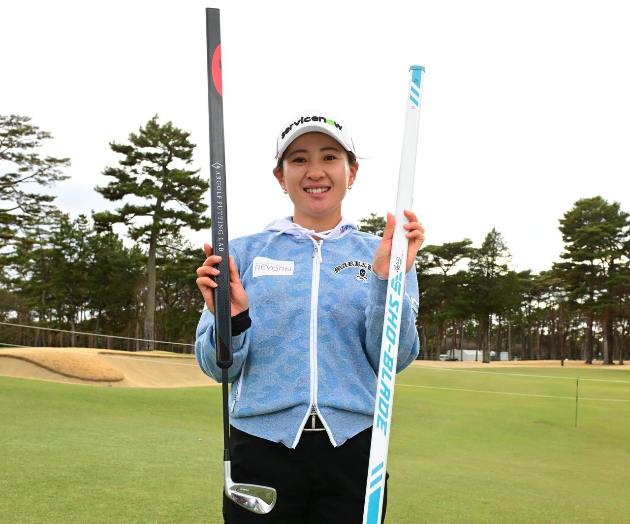 画像: 永井花奈が投入した謎の「長すぎるグリップ」の正体とは？ - みんなのゴルフダイジェスト