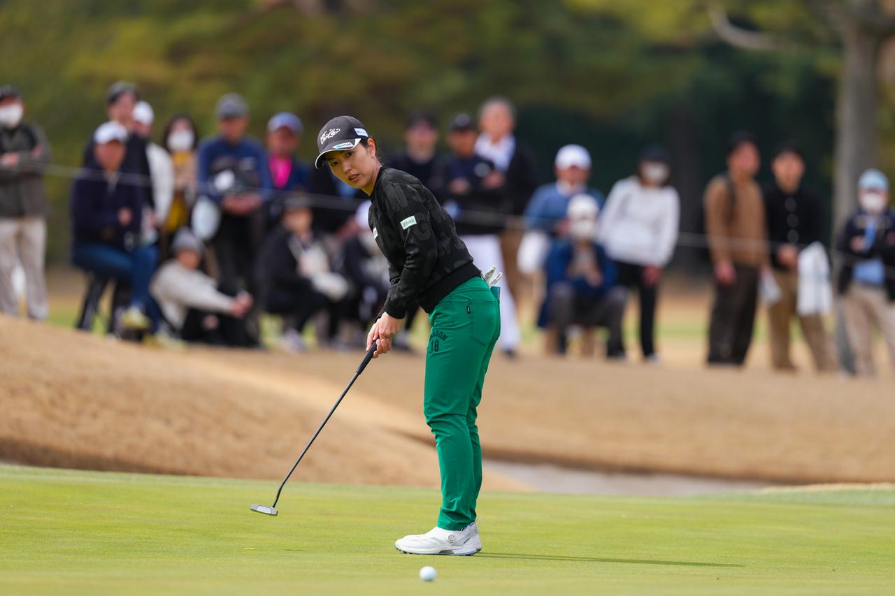 画像: 18番はバーディで締めた笠(撮影/姉崎正)