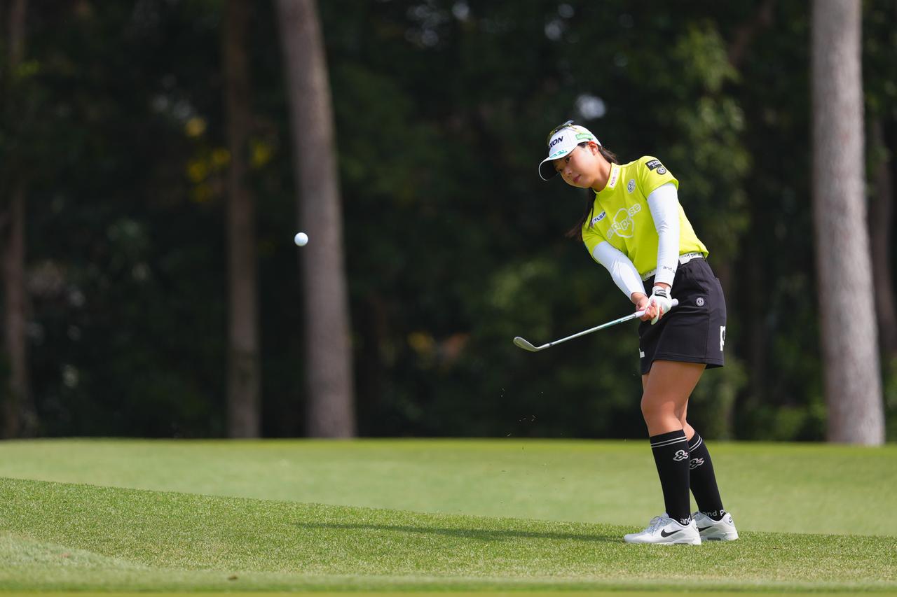 画像: 2週連続優勝とはならなかったが、1アンダーの2位タイに付ける活躍を魅せた菅楓華(撮影/姉崎正)