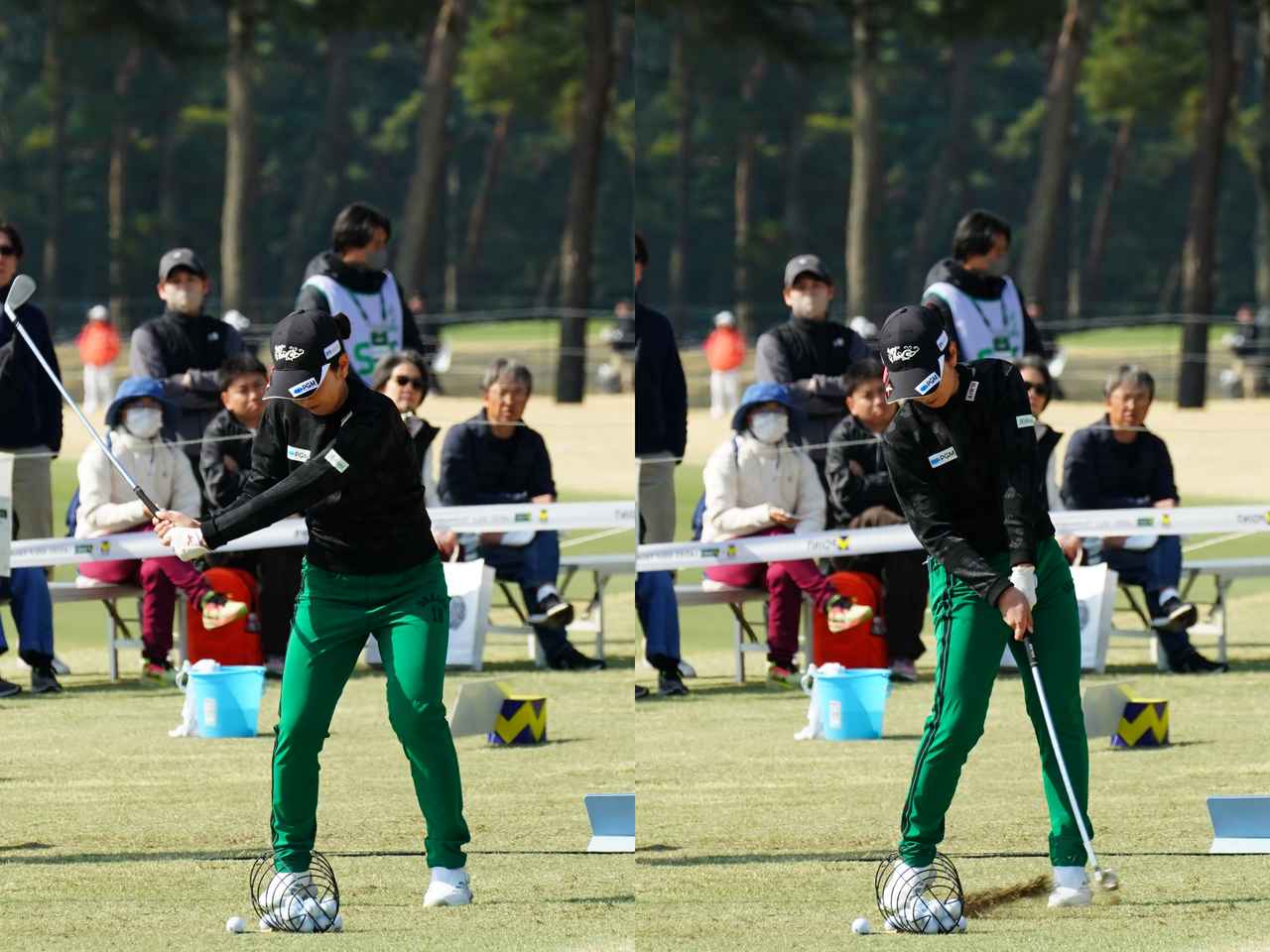 画像: 浅い入射角はアイアンとの相性も抜群