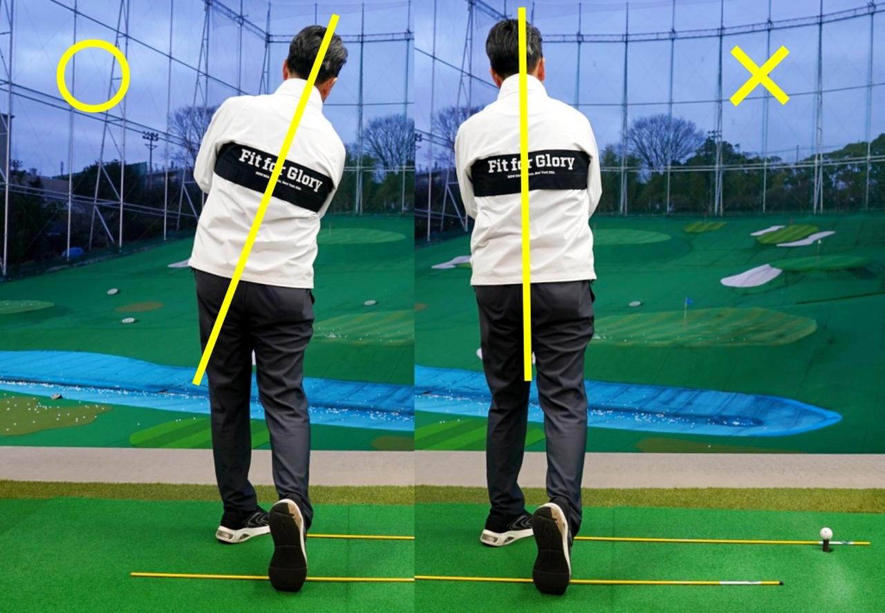 画像: フィニッシュまで背骨の角度は斜めになるように、前傾角度をキープする