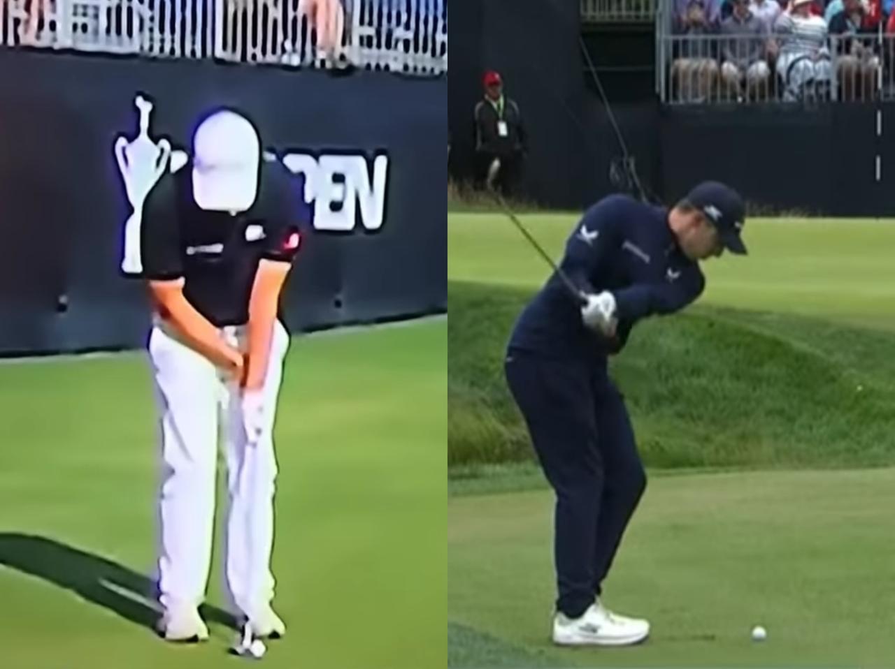 画像: 画像③アプローチ／フィッツパトリックのクロスハンドアプローチは、小文字の「y」の構えが望ましい