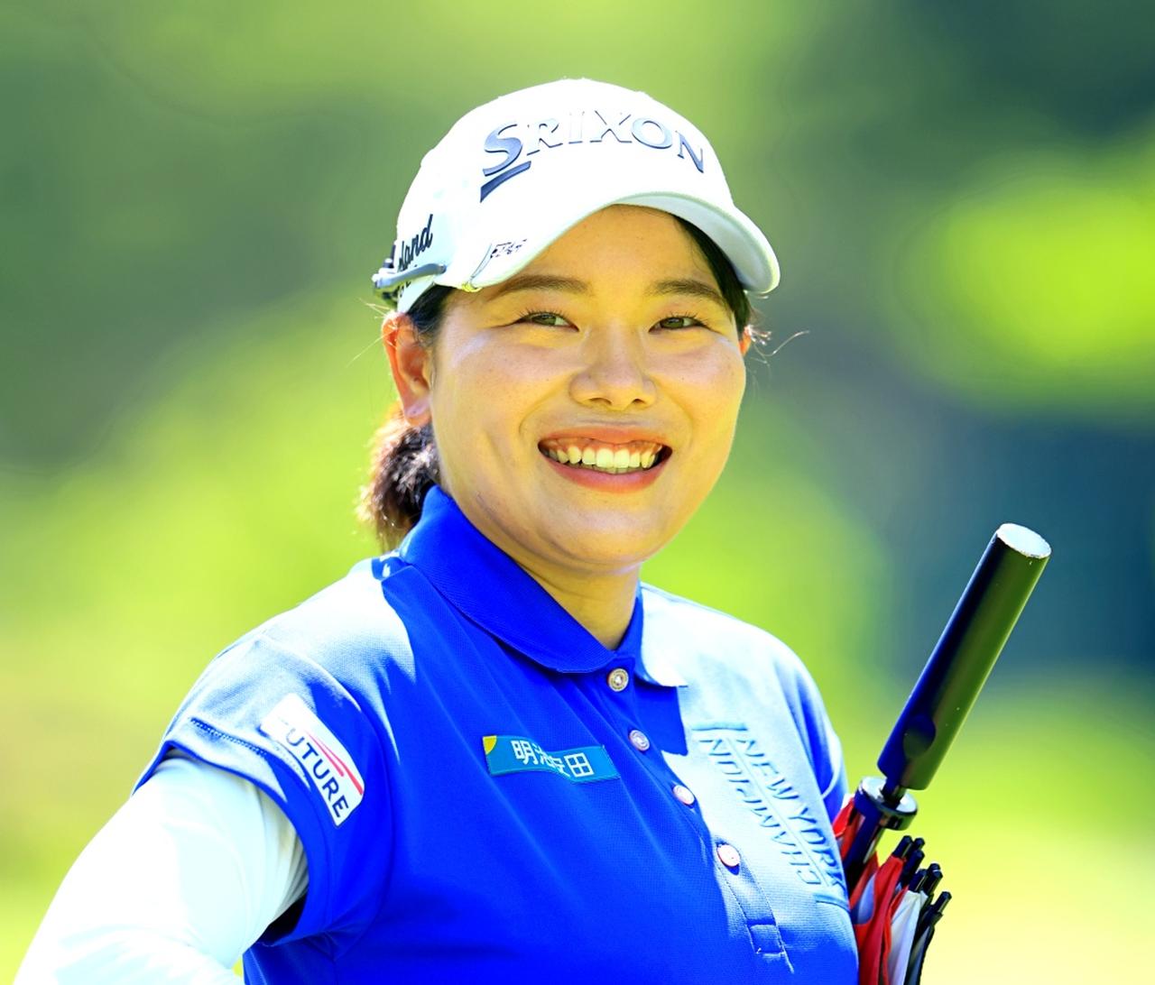 画像: 「フォード選手権」初日65をマークし6位スタートの勝みなみ（25年撮影）