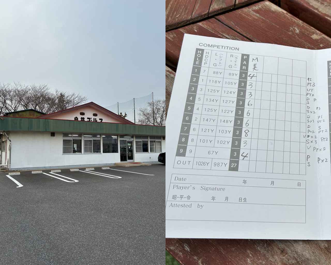 画像: 7番ホールでは、池ポチャ。「障害物を避けられないことも悩みの一つです」