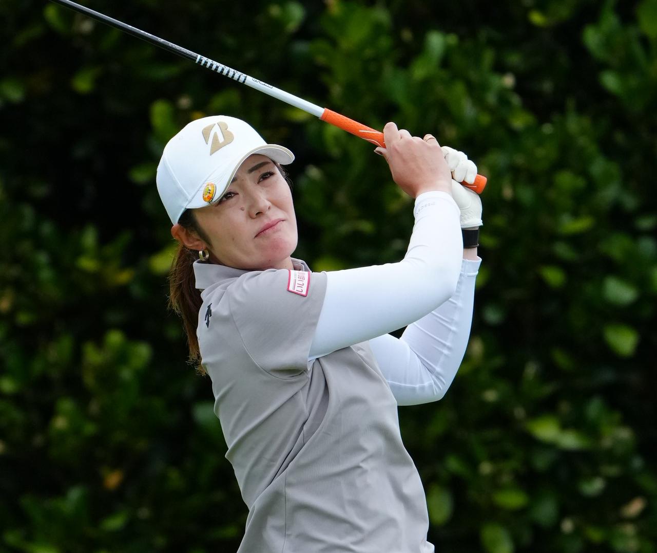 画像: 渡邉彩香（写真は26年「ダイキンオーキッドレディス」、撮影／岡沢裕行）