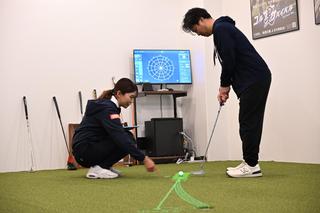 パッティングも練習可能