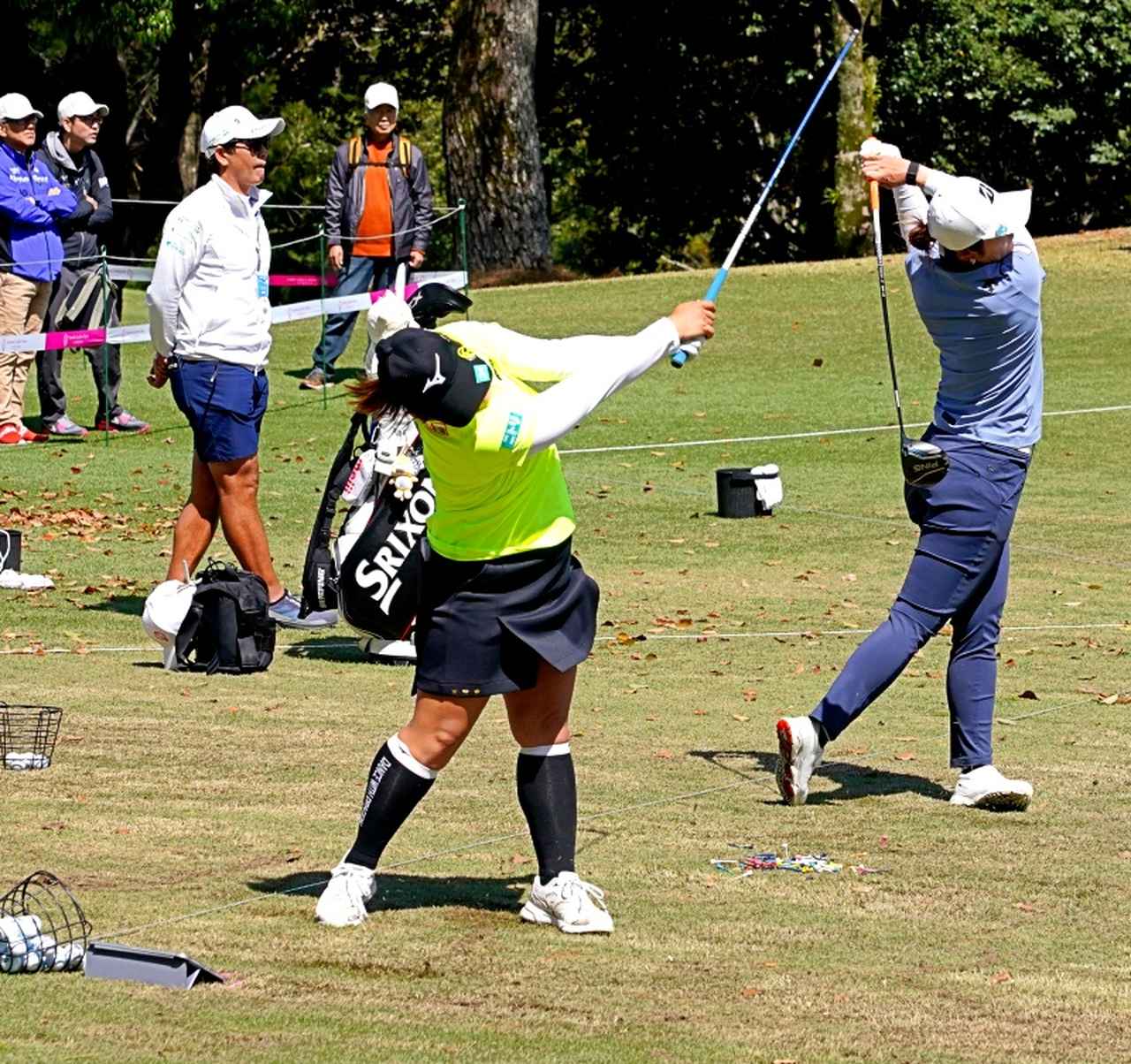 画像 : 10番目の画像 - 【連続写真12枚】寺岡沙弥香のUTショット正面 - みんなのゴルフダイジェスト