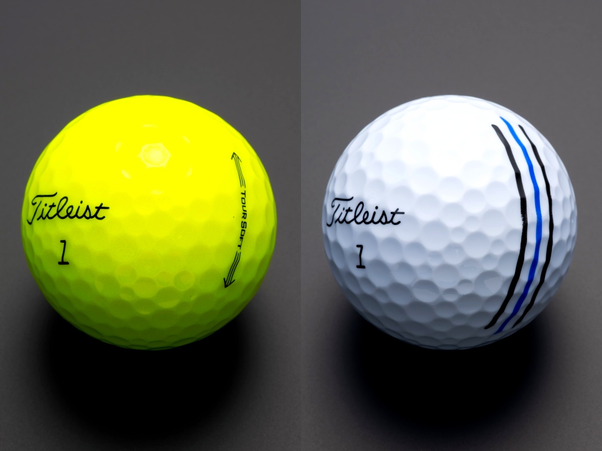 画像: TOUR SOFTイエロー、TOUR SOFT エイム･ブルー