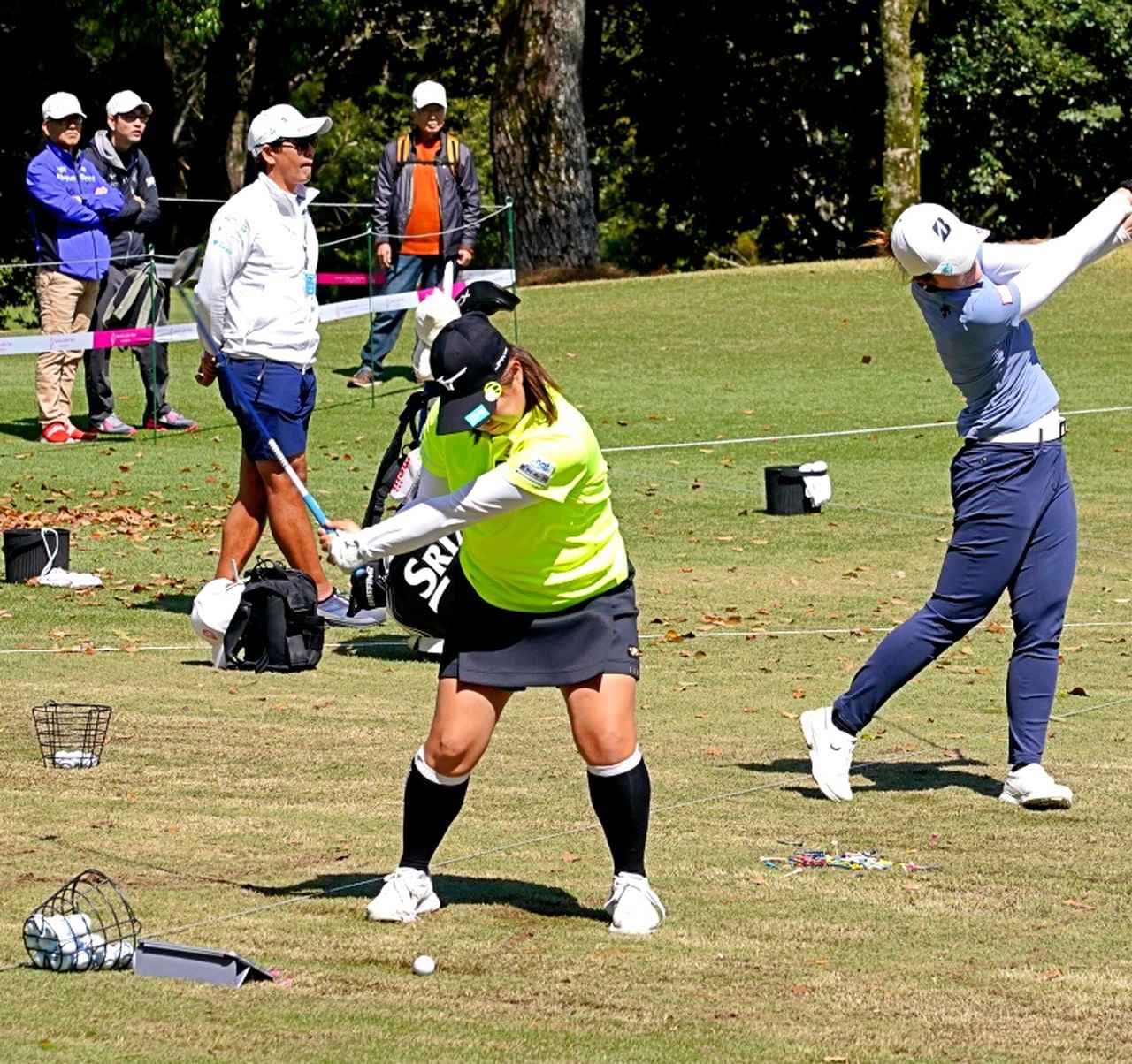 画像 : 5番目の画像 - 【連続写真12枚】寺岡沙弥香のUTショット正面 - みんなのゴルフダイジェスト