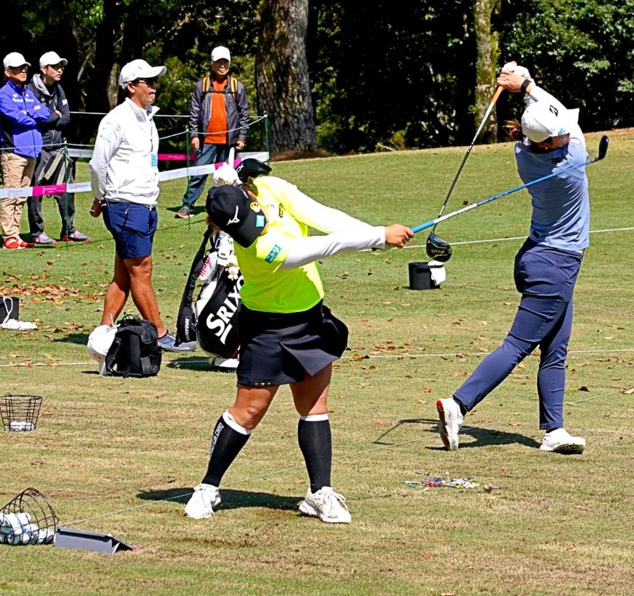 画像 : 9番目の画像 - 【連続写真12枚】寺岡沙弥香のUTショット正面 - みんなのゴルフダイジェスト