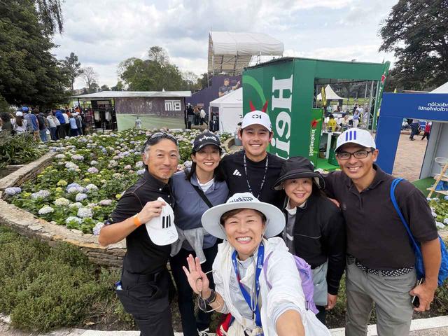 画像: 最終日「66」で回りトータル4アンダー53位タイでフィニッシュした大西魁斗。開催コースのカントリークラブ・デ・ボゴタは1917年開場の格式高いクラブ。メンバーの日本人も応援に駆け付けた