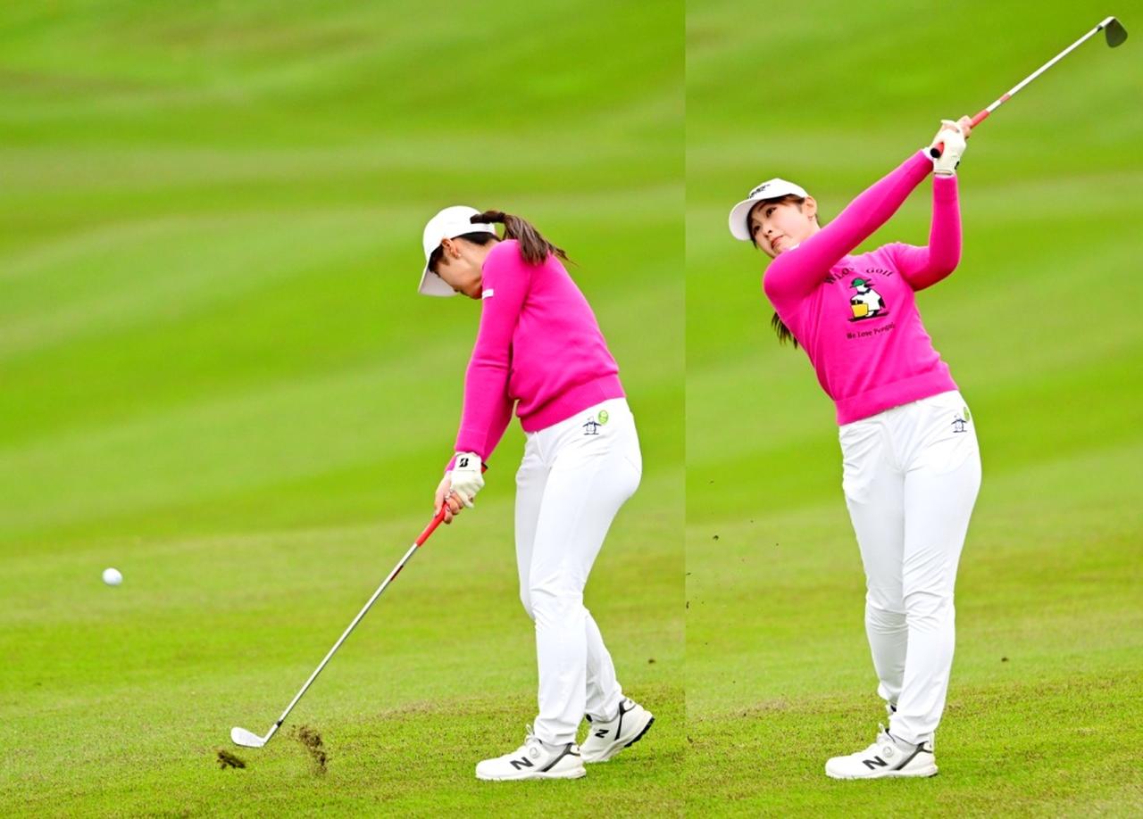 画像: ショットが好調の吉澤（撮影/有原裕晶）