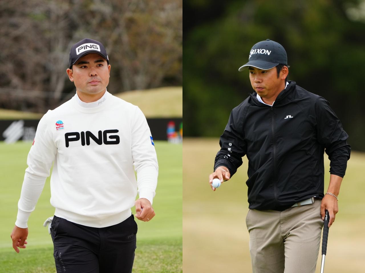 画像: 昨年の国内賞金ランク2位の生源寺龍憲(右)と蟬川泰果(左)という実力者もトップ10に入った(撮影/岡沢裕行)