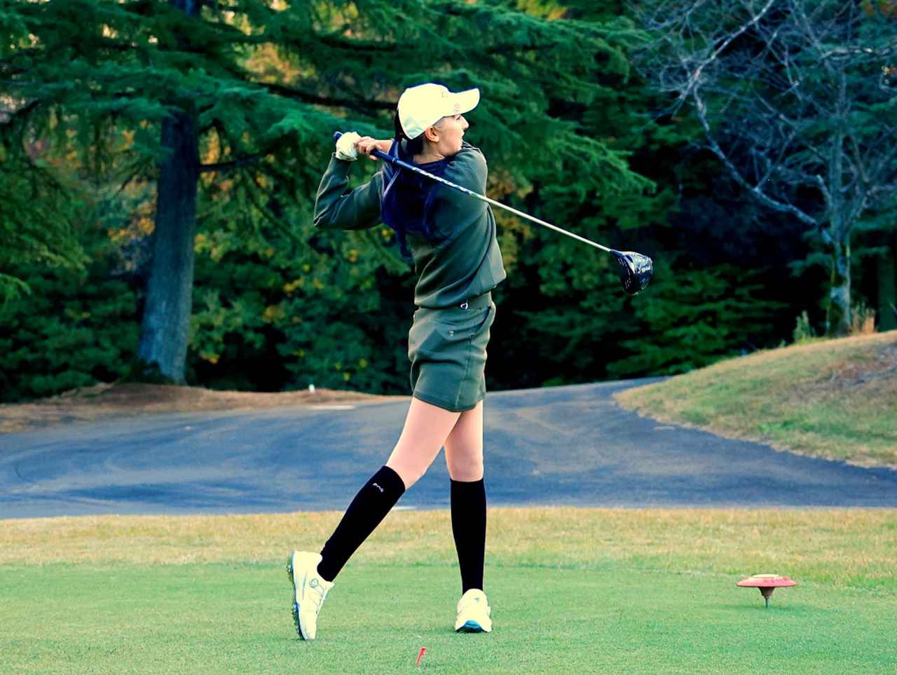 画像: クラチャンの大橋さんからスウィングをほめられた（撮影/大澤進二）