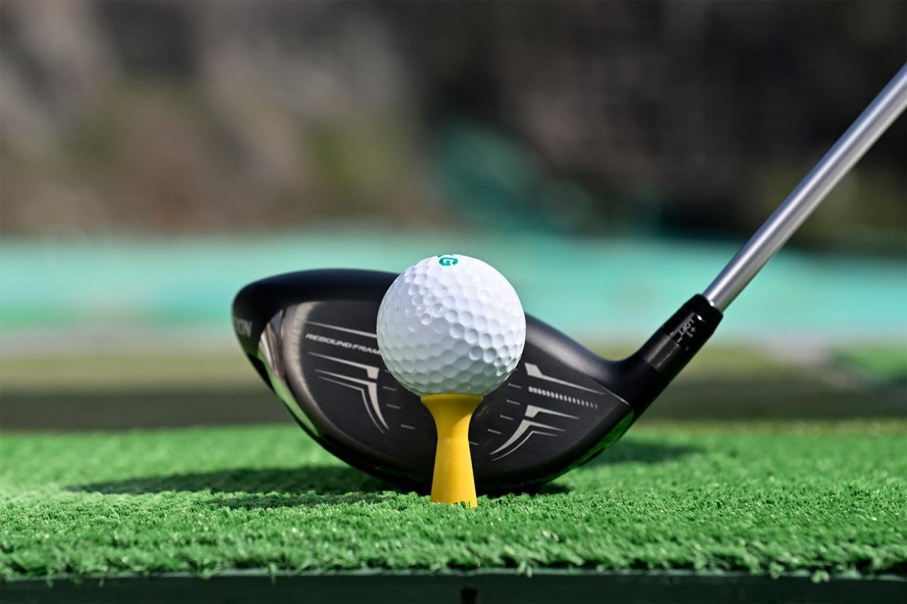 画像: ティーの高さは変える