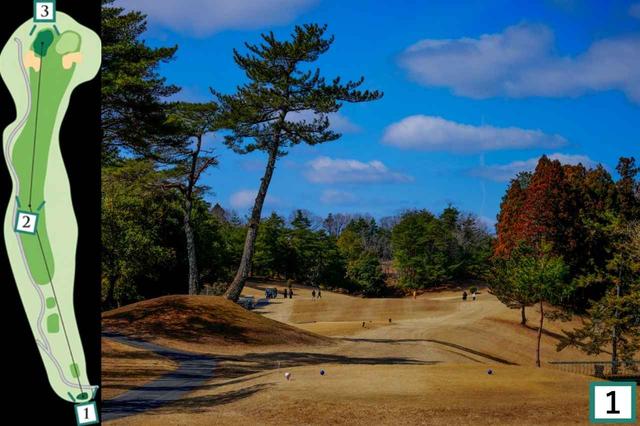 画像1: NO.7・463Y・PAR4（比良コース）（Ph／Takanori Miki）撮影時は冬芝だが、大会の5月は新緑の蒲生での開催だ