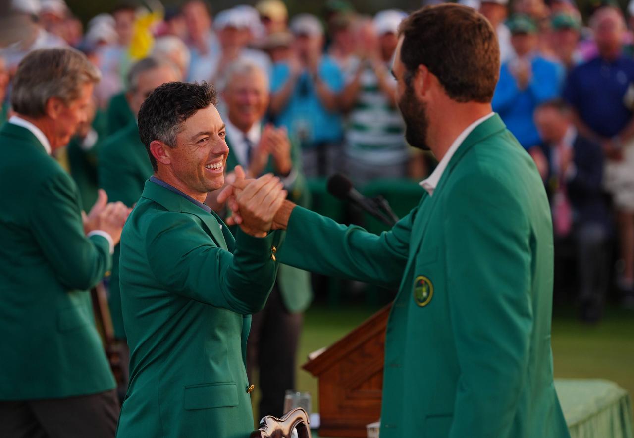 画像: 昨年優勝したマキロイと、前々回優勝したシェフラー（撮影/岩本芳弘）