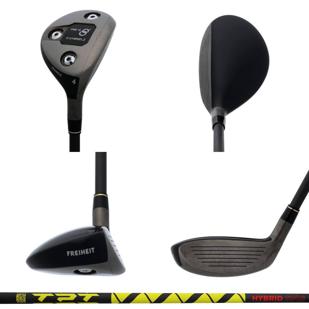 画像: THE-G「Ti HYBRID TRIANGLE」、TPT「HYBRID」シャフトの組み合わせ