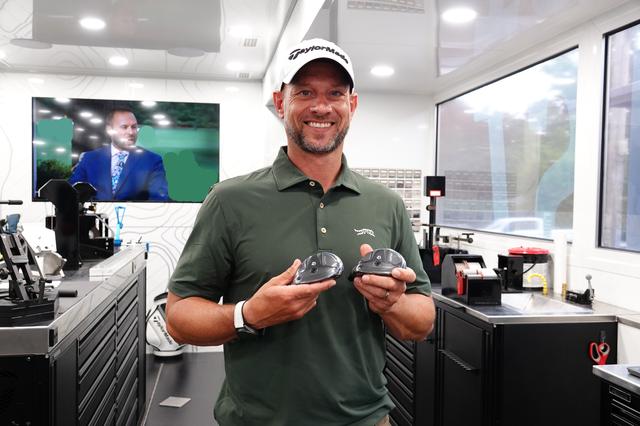 画像: テーラーメイド(アメリカ)のツアー担当、エイドリアン・リーヴェルトさん