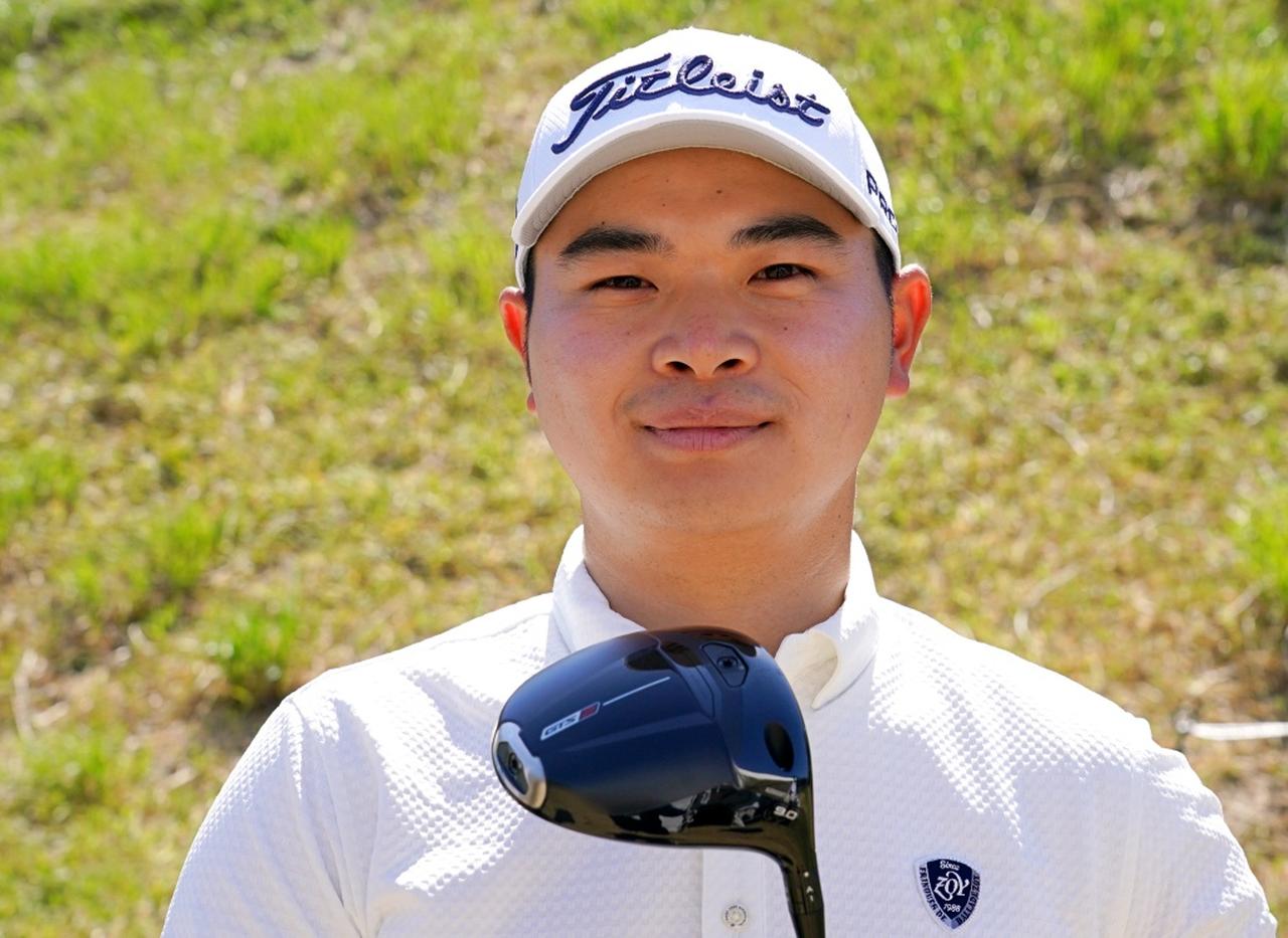 画像: 「GTS2」を手にする若原