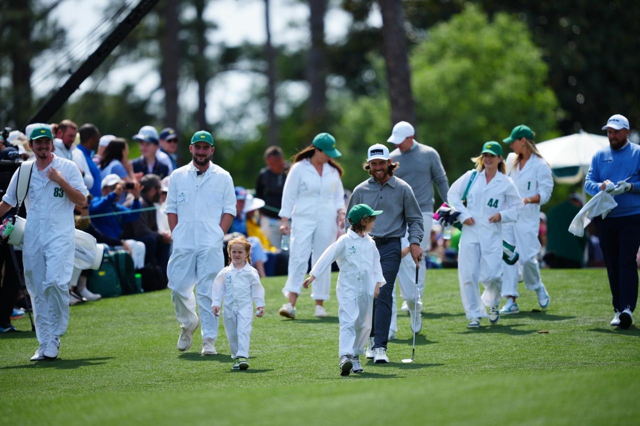 画像: 今年は4つのホールインワンが！ 「パー3コンテスト」での選手と家族のほほえましい一幕【マスターズ2026】 - みんなのゴルフダイジェスト