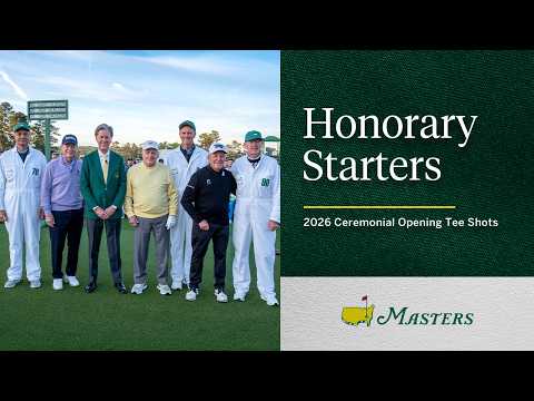 画像: 2026 Honorary Starters Begin the Mastersっこ www.youtube.com