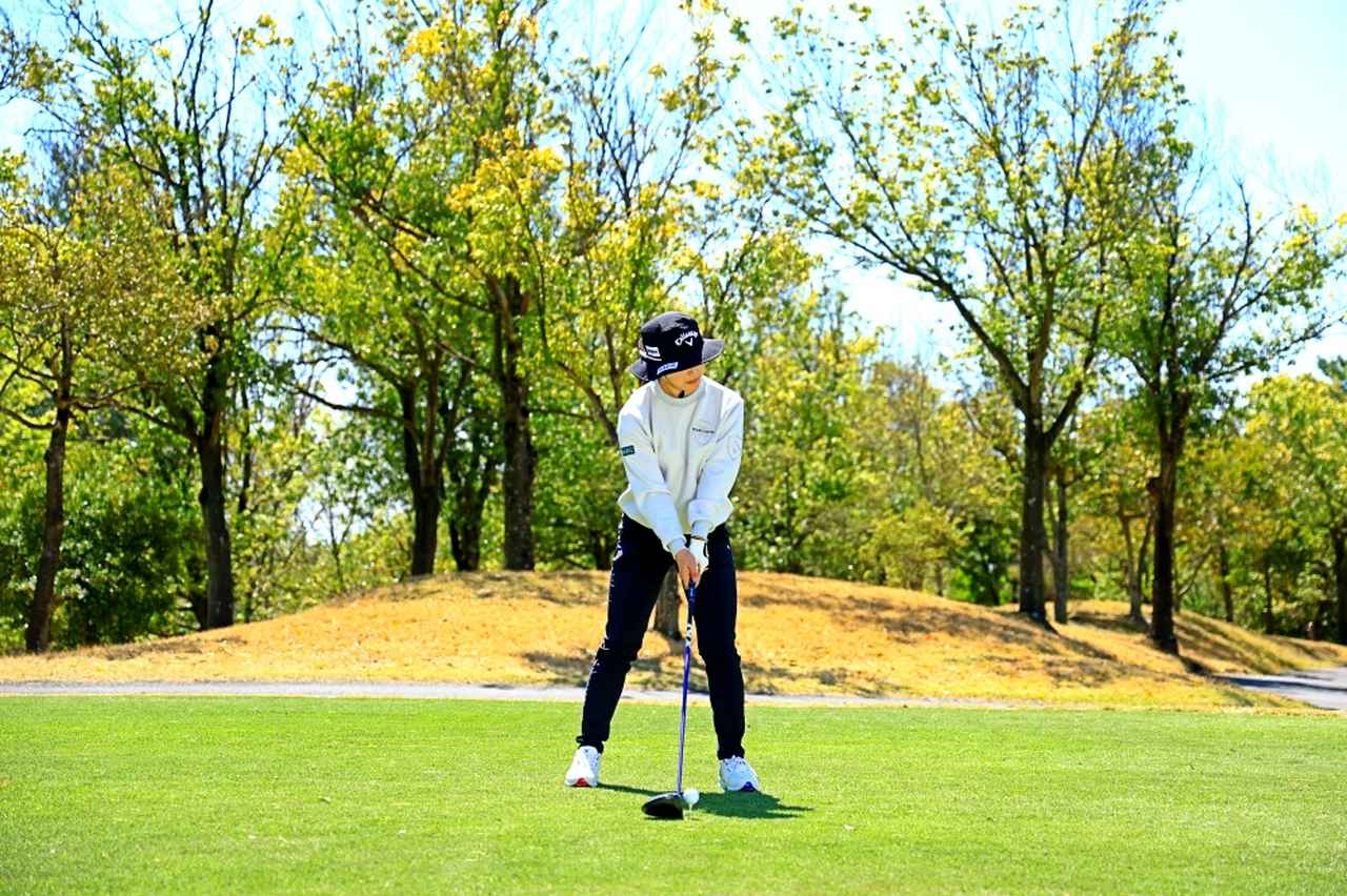 画像 : 1番目の画像 - 【連続写真10枚】吉田鈴のドライバーショットスタジオアリスで撮り下ろし（撮影/大澤進二） - みんなのゴルフダイジェスト