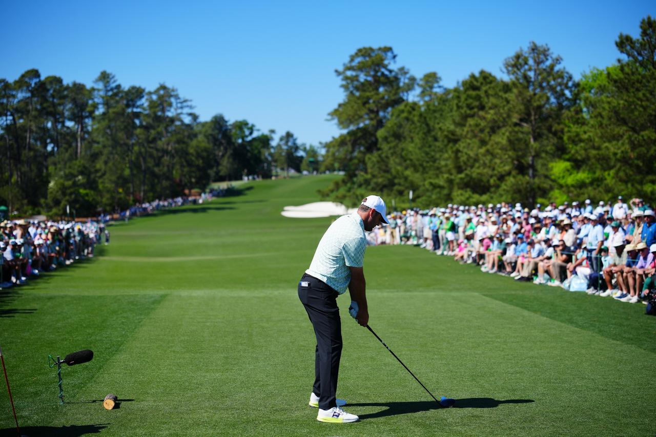 画像 : 1番目の画像 - スコッティ・シェフラー 2026年マスターズ撮り下ろし（8番・Par5） - みんなのゴルフダイジェスト