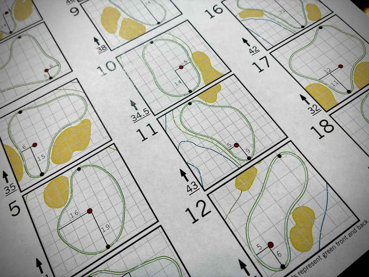画像: 3日目のピンプレースメント。「バーディチャンスにつきやすい設定です」(横田)