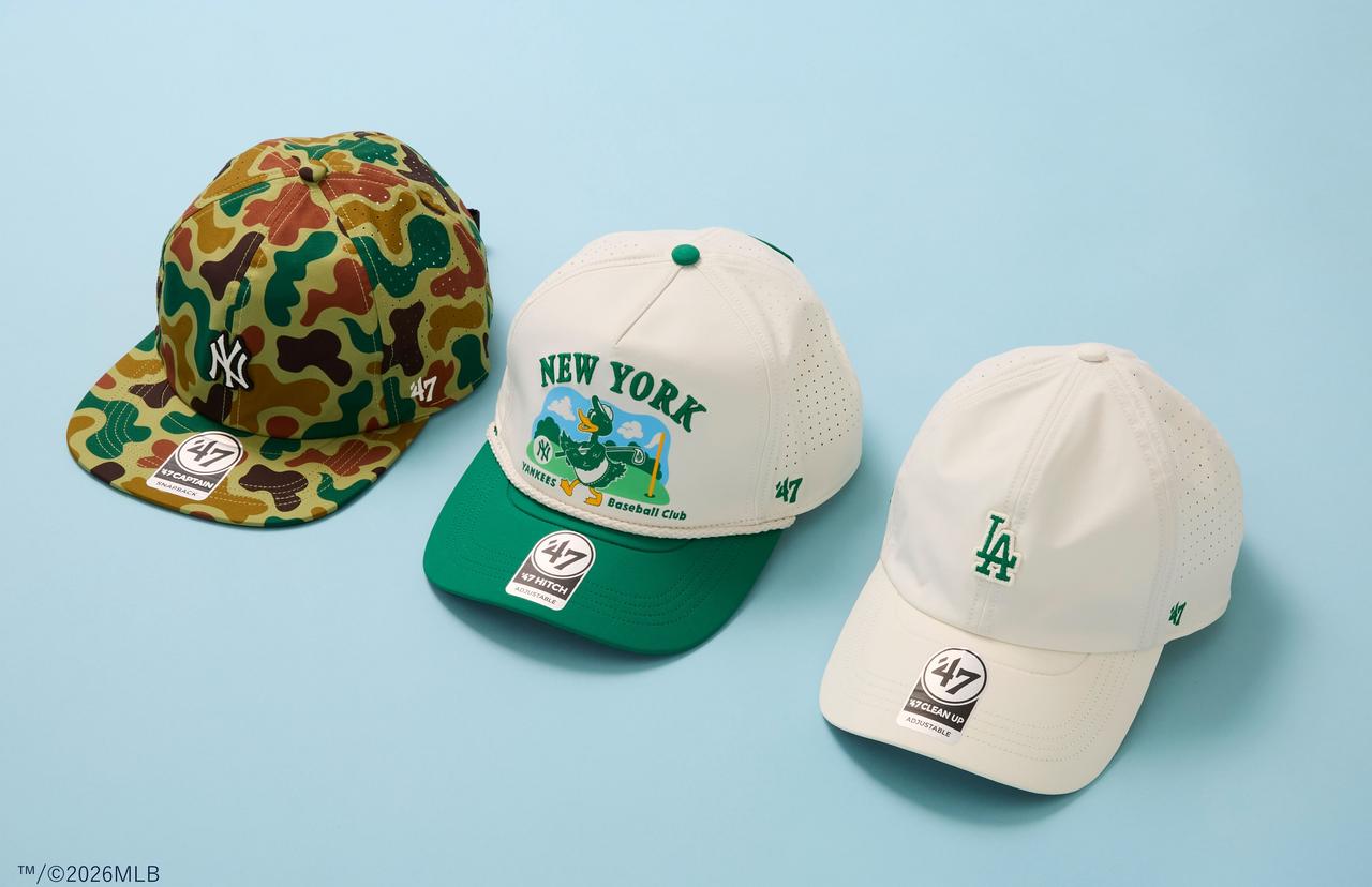 画像: '47ヘッドウェアコレクション「ELEVATED GREENS(エレベイテッド グリーンズ)」