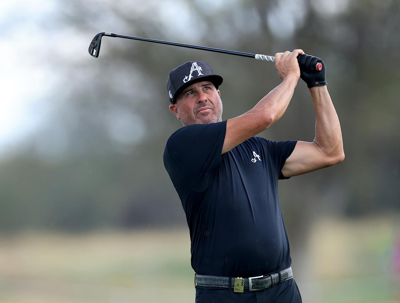 画像: 競技どころかクラブを9カ月間握らなかったというパット・ペレス（写真はLIVゴルフ最後の出場となった24年LIVゴルフチーム選手権・ダラス、PHOTO/Getty Images）