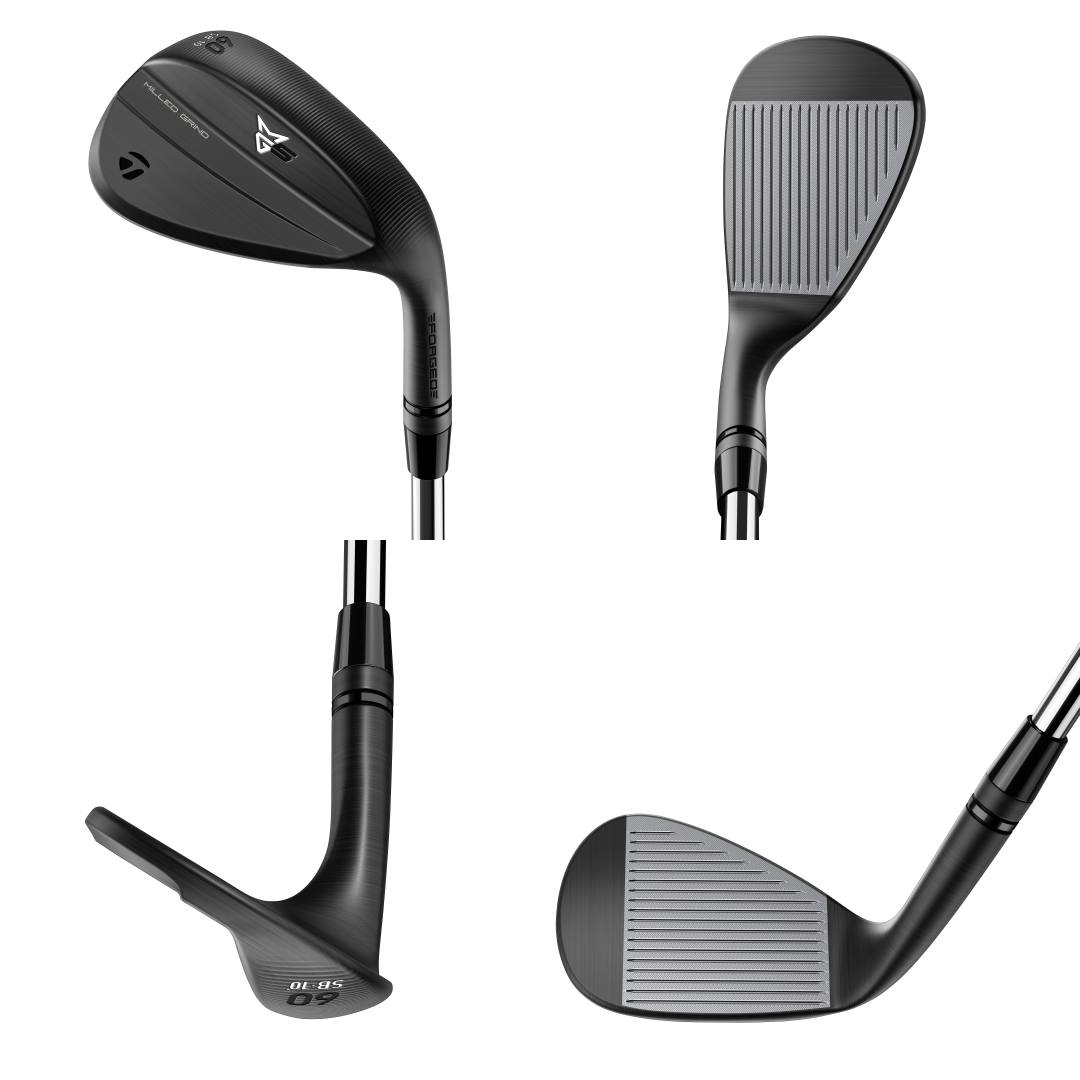 画像: 『MG5 CHARCOAL BLACK』ウェッジ（提供：テーラーメイド ゴルフ株式会社）