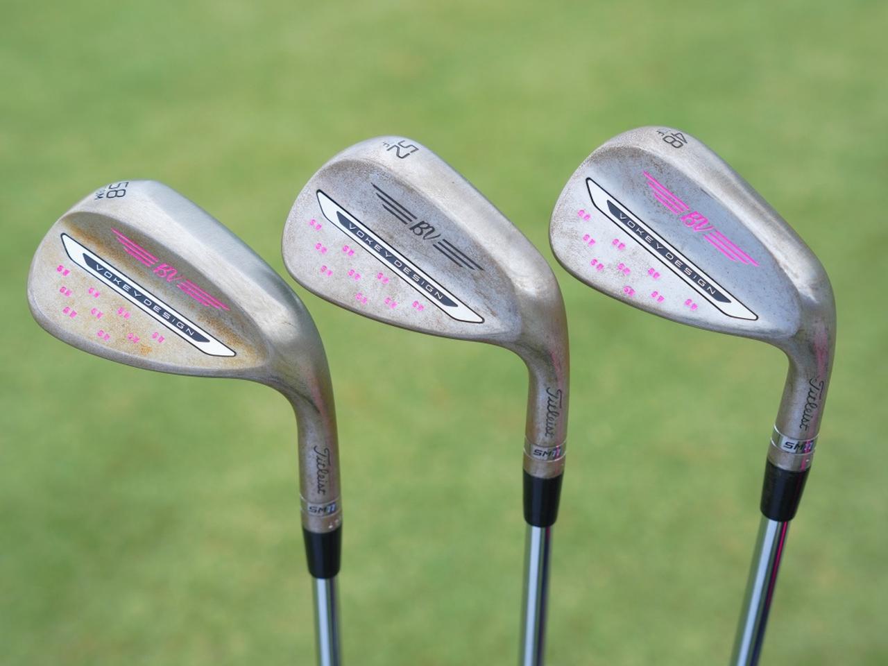 画像: ぺ・ソンウのSM11は、48度（10F）･52度（08F）･58度（08M）