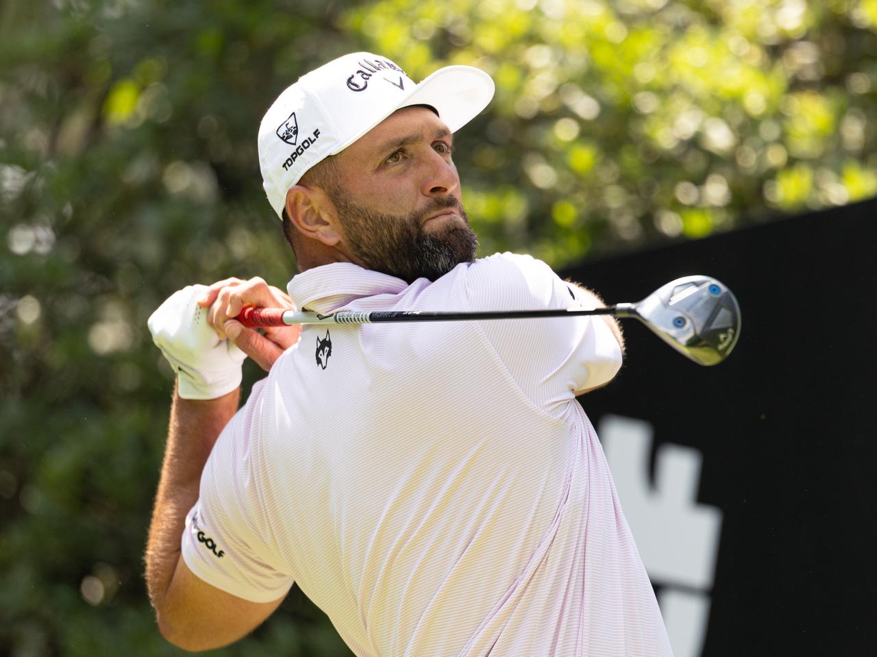 画像: 2日間トータル10アンダーで単独首位に立ったジョン・ラーム（写真はLIVゴルフ・メキシコシティ初日、提供/LIVゴルフ）