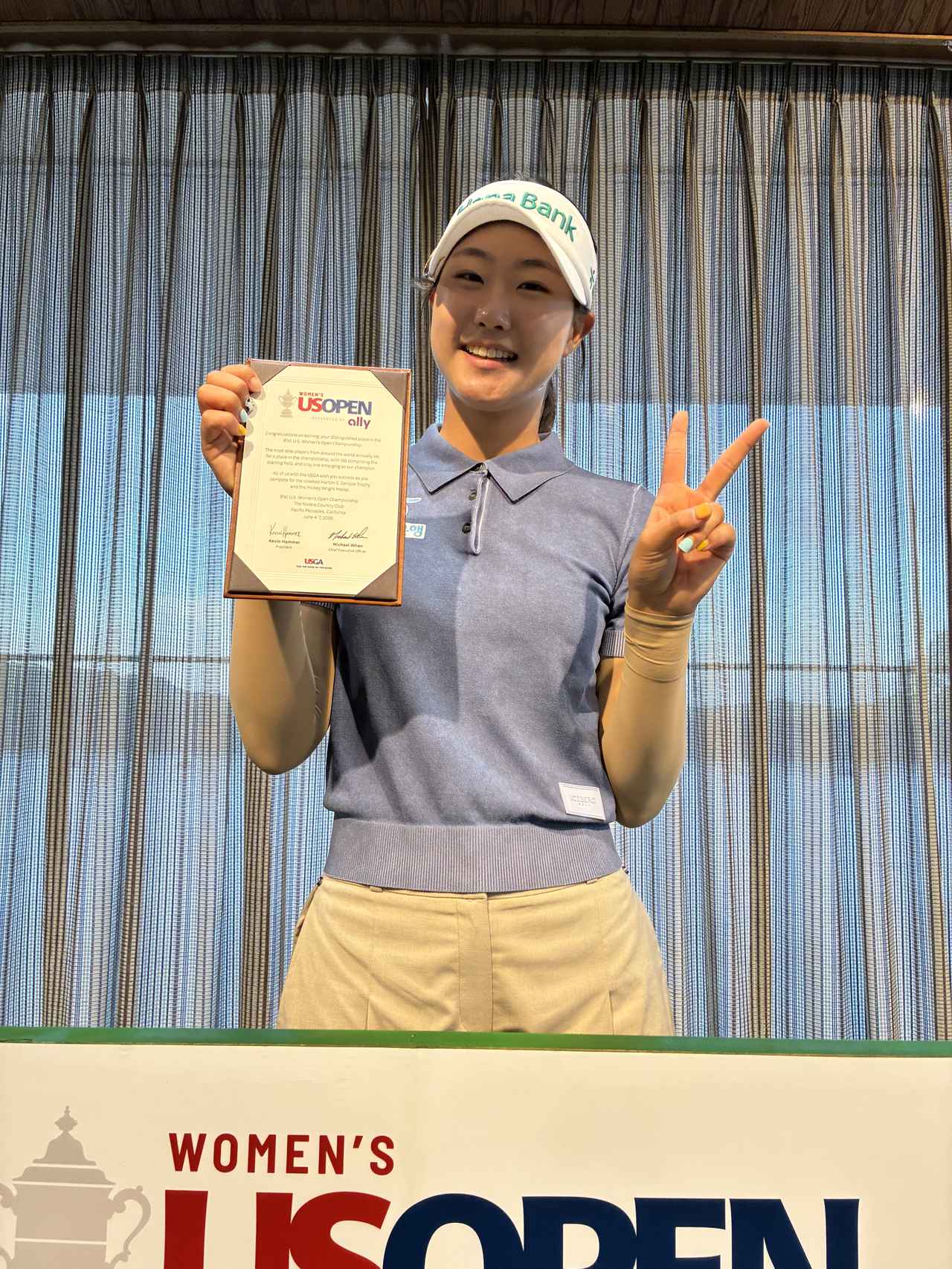 画像: 尾関とのプレーオフを制し、切符を手に入れたオ・スミン