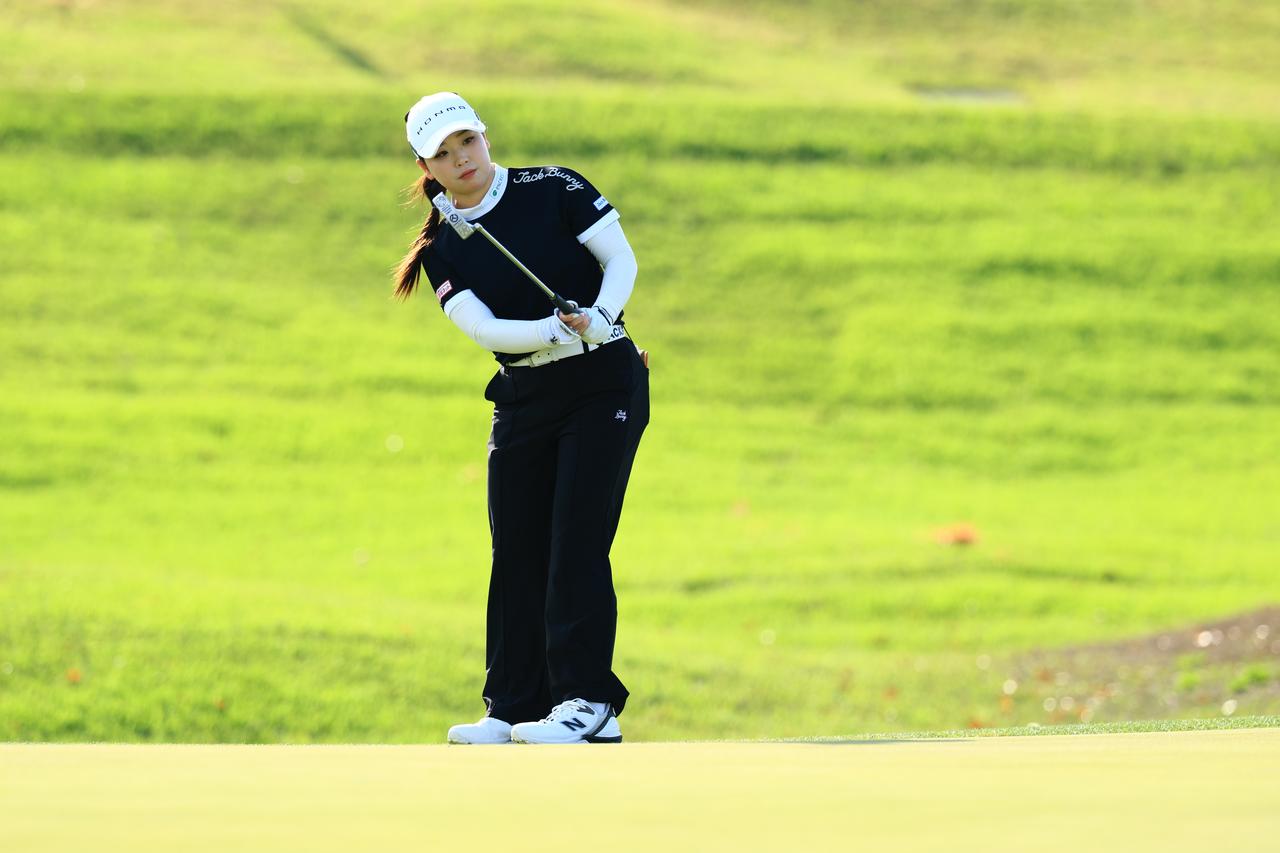 画像: パターの変更功を奏した後藤未有（大会提供）