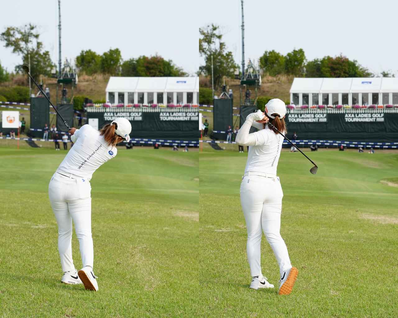 画像: フィニッシュでバランスを崩さなくなったことも好ショットにつながっている