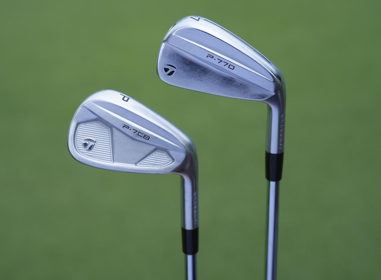 画像: 6I～9Iはやさしさ重視で中空ヘッドのP770、PWは操作性を求めてP7CB。完全分業制のコンボセッティング