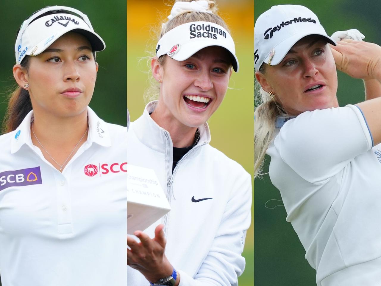 画像: 26年シェブロン選手権で優勝候補の3人（ジーノ・ティティクル、ネリー・コルダ、チャーリー・ハル）