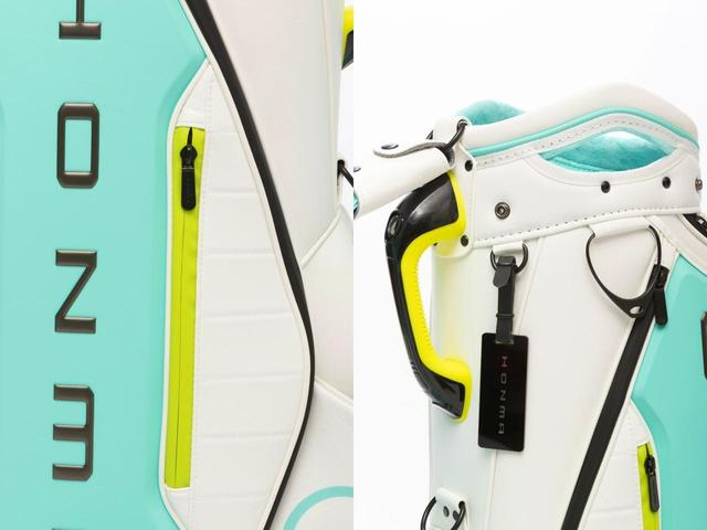 画像: 9.5型／5.6kg。頑丈で持ちやすい樹脂製のグリップに、サイドには止水ファスナーを配するなど、どこを取ってもまさにプロが試合で使うツアー仕様になっている