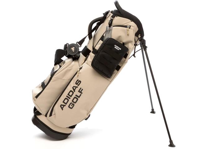 画像: アディダス レンジ コミューター スタンド キャディ バッグ／◎サイズ／9.0型（47インチ対応）◎重量／2.9kg ◎素材／ポリエステル（プレーンウィーブ生地）◎品番／KA8315◎カラー／Black、Wonder、Cargo ◎機能／4分割、取り外しポケット、マグネットポケット、ドリンクポケット、グローブホルダー、ダブルショルダーストラップ