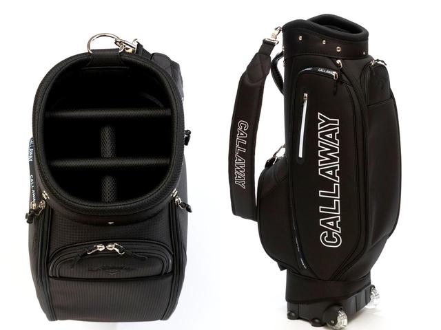 画像: キャロウェイ CL-1 26 JM／◎サイズ／8.5型（47インチ対応）◎重量／3.7kg◎素材／ポリエステル◎カラー／ベージュ、ブラック、ホワイト ◎機能／キャスター付き、伸縮ハンドル、5分割仕様、ポケット7個