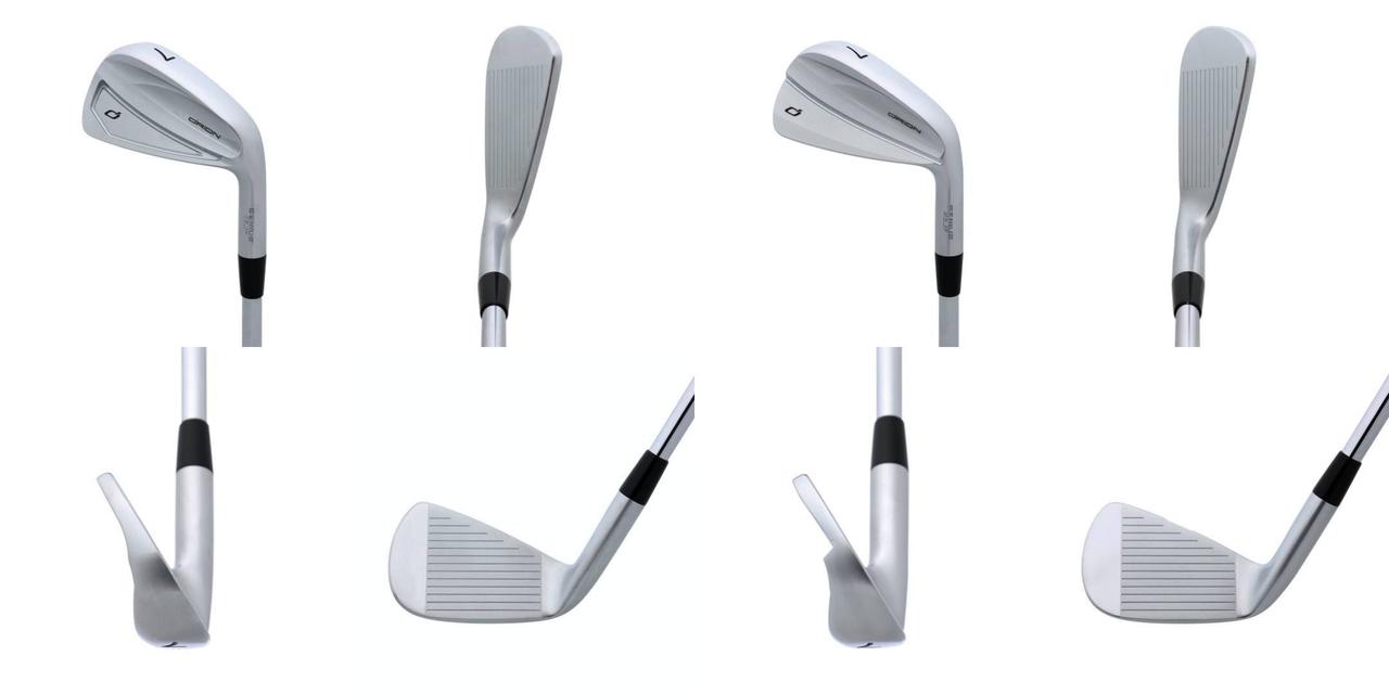 画像: ORION「GENIUS CB・MB」（左がCB、右がMB、トウ側のデザインが若干異なる）