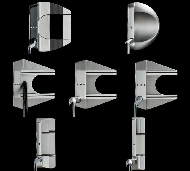 画像: どのモデルも、トップブレードのサイトラインがドットになっている