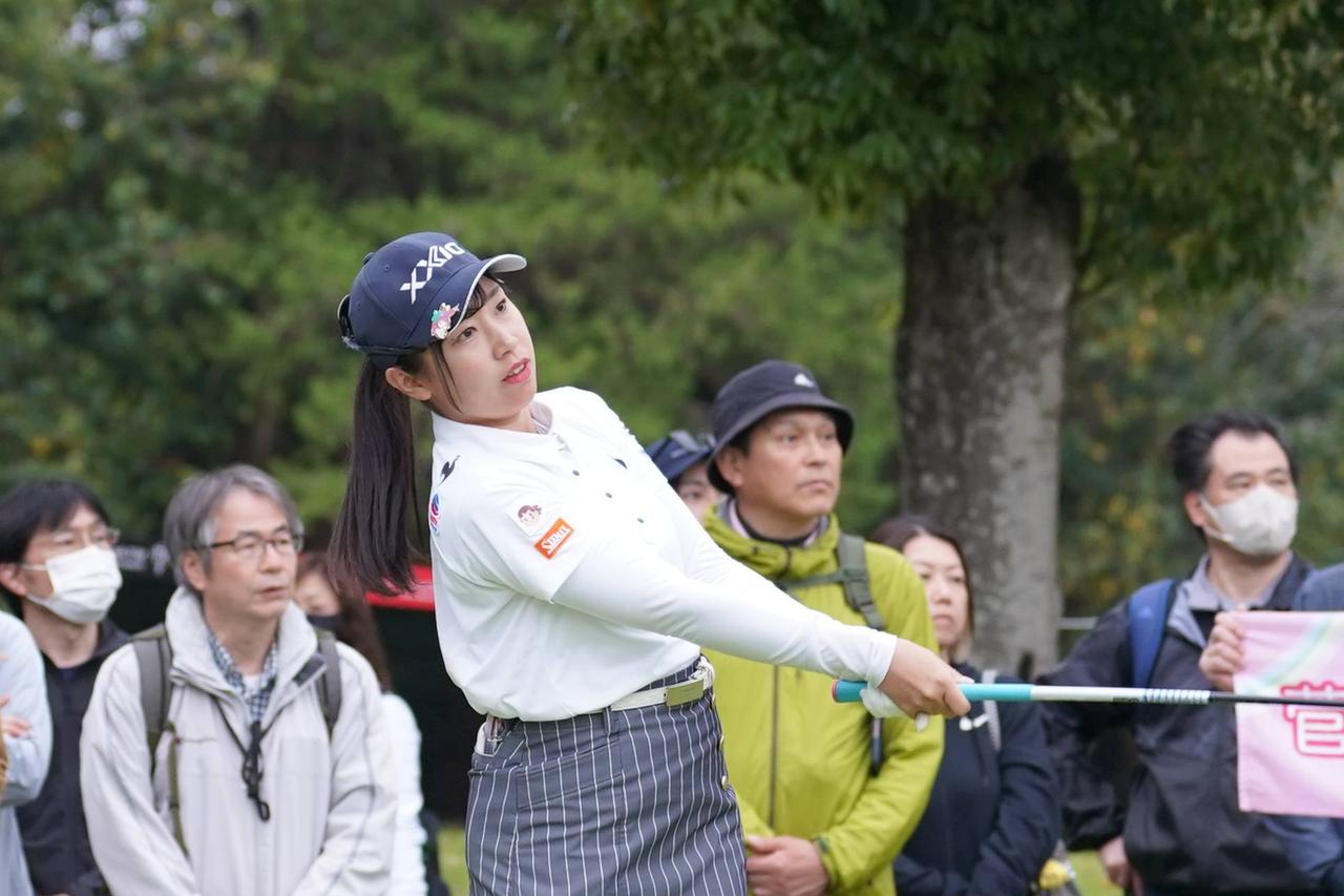 画像: 後半4つバーディを獲る追い上げを魅せた菅沼